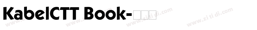 KabelCTT Book字体转换